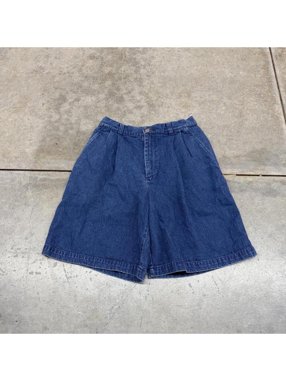 vintage polo ralph lauren denim jean shorts jorts size 10 WOMENS